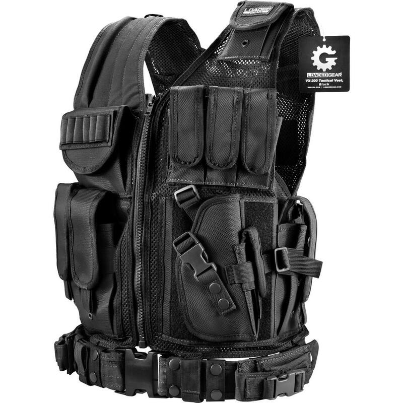 BARSKA Loaded Gear Plus Size Tactical Vest VX-200 - BI13196