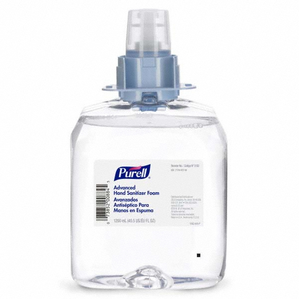 AbilityOne Hand Sanitizer: Foam, 1,200 mL Cartridge - 6508016941820