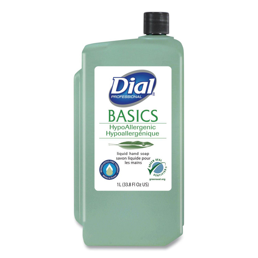 Dial Basics MP Free Liquid Hand Soap Refill, Unscented, 1 L, 8/Carton - DIA33821