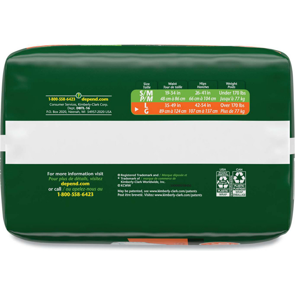 Depend Feminine Hygiene Products: Incontinence Protection, Max, None - KCM35458