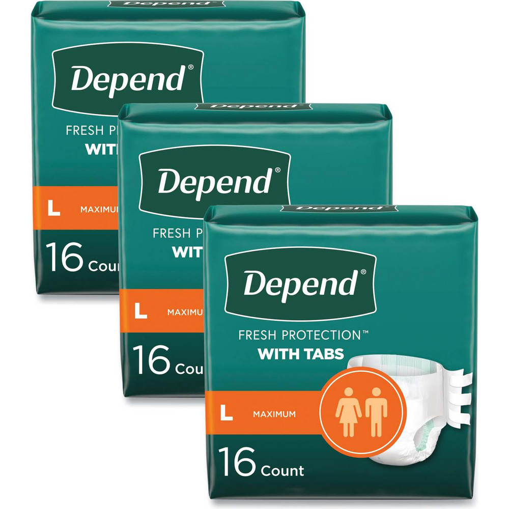 Depend Feminine Hygiene Products: Incontinence Protection, Max, None - KCM35458