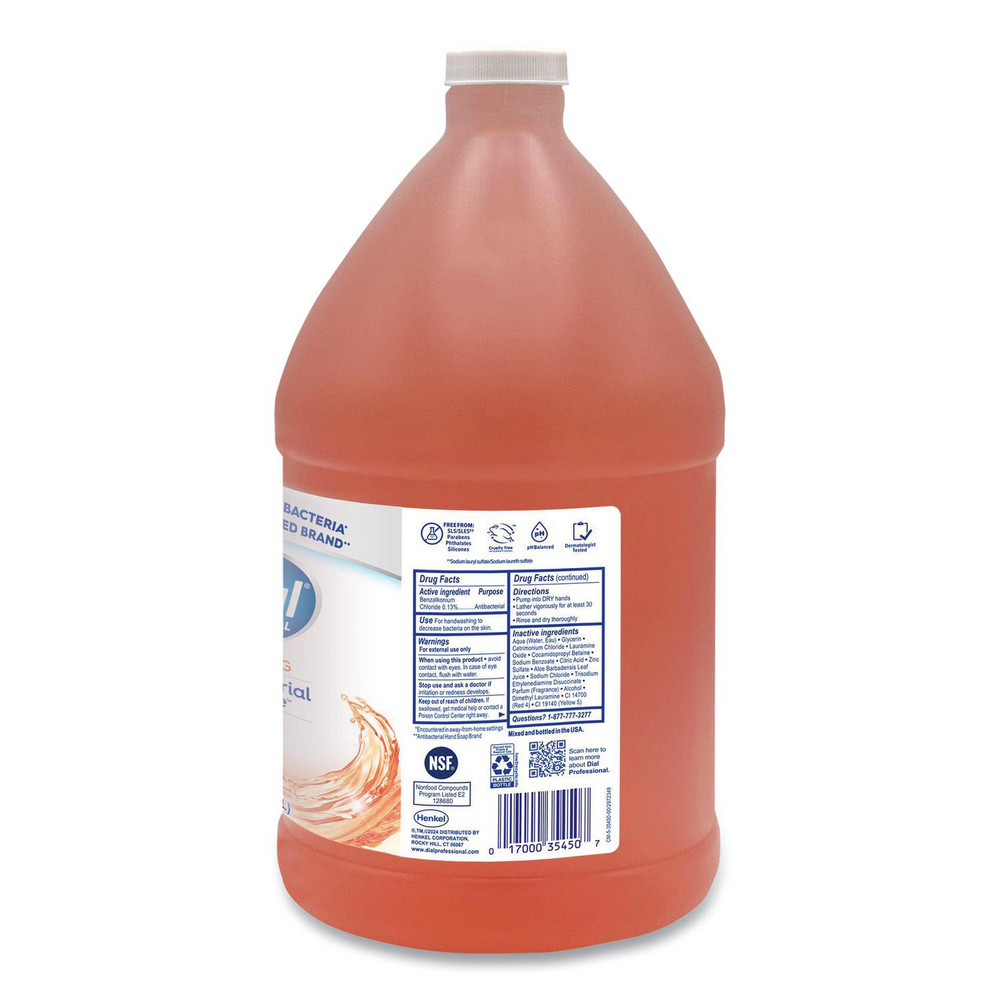 Dial Antibacterial Foaming Hand Wash Refill, Plus Aloe, Original Scent, 1 gal, 4/Carton - DIA35452