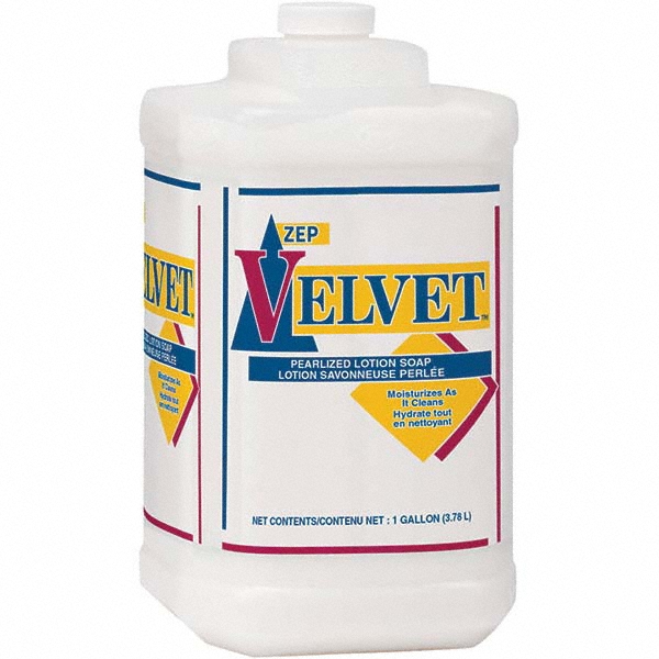 ZEP Velvet Lotion Hand Soap, 1 gal, Pleasant Scent, 4/Case - 95824