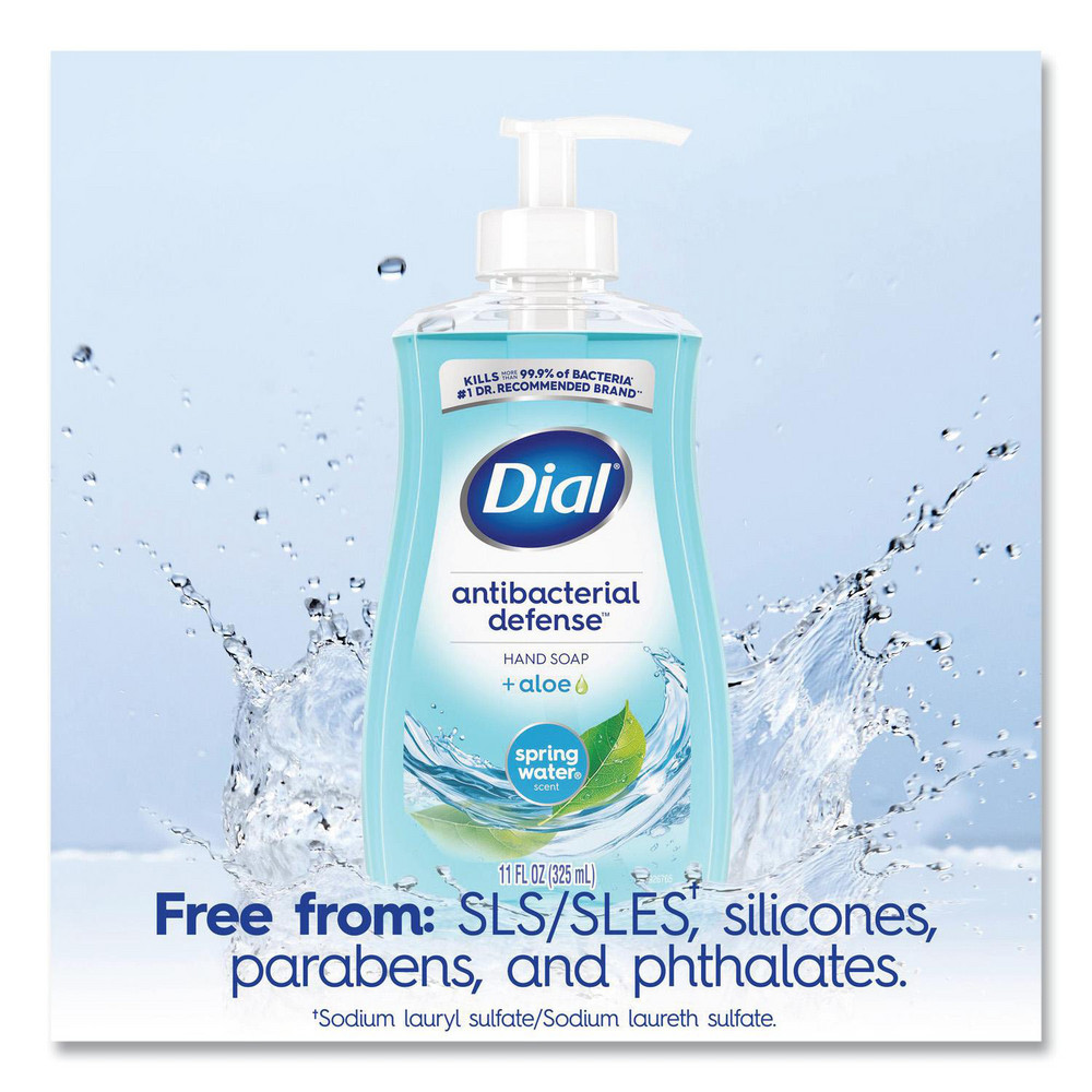 Dial Antibacterial Liquid Hand Soap, Spring Water Scent, 11 oz, 12/Carton - DIA20952