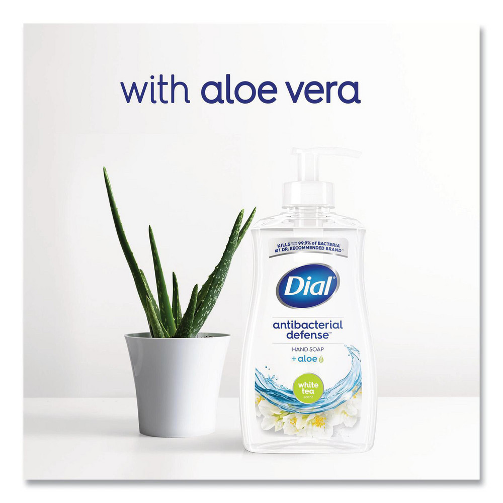 Dial Antibacterial Liquid Hand Soap, White Tea Scent, 11 oz, 12/Carton - DIA20940