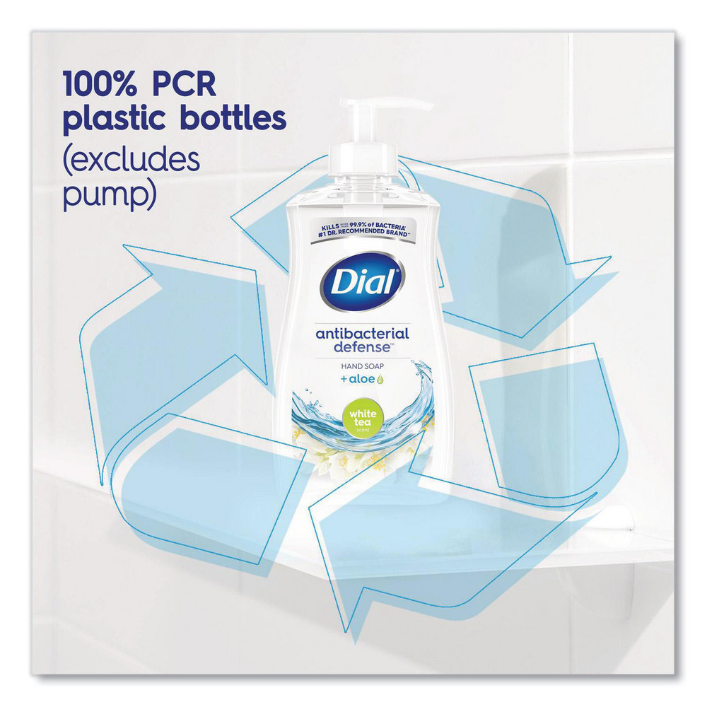 Dial Antibacterial Liquid Hand Soap, White Tea Scent, 11 oz, 12/Carton - DIA20940