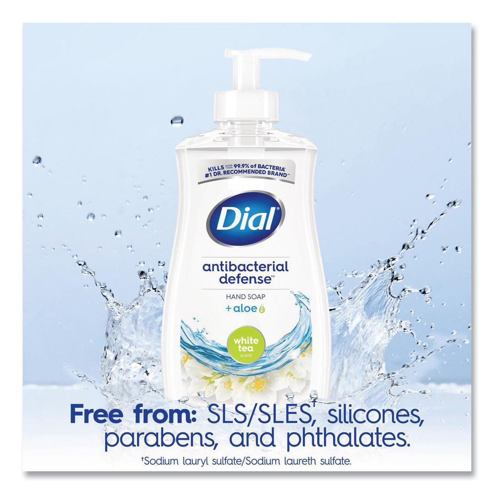Dial Antibacterial Liquid Hand Soap, White Tea Scent, 11 oz, 12/Carton - DIA20940