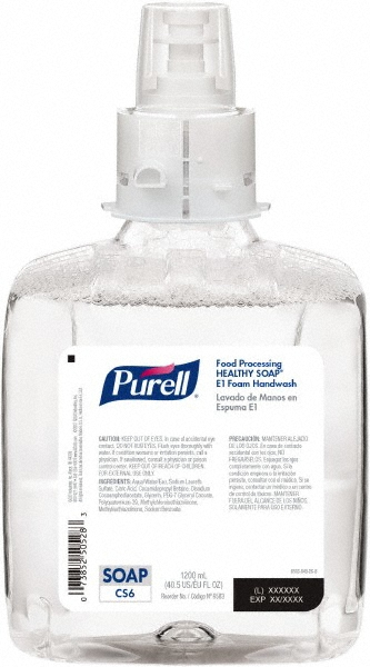 PURELL® PURELL HEALTHY SOAP E1 Foam Handwash, 1200 mL Refill for PURELL CS6 Touch-Free Soap Dispensers, 2/Pack - 6583-02