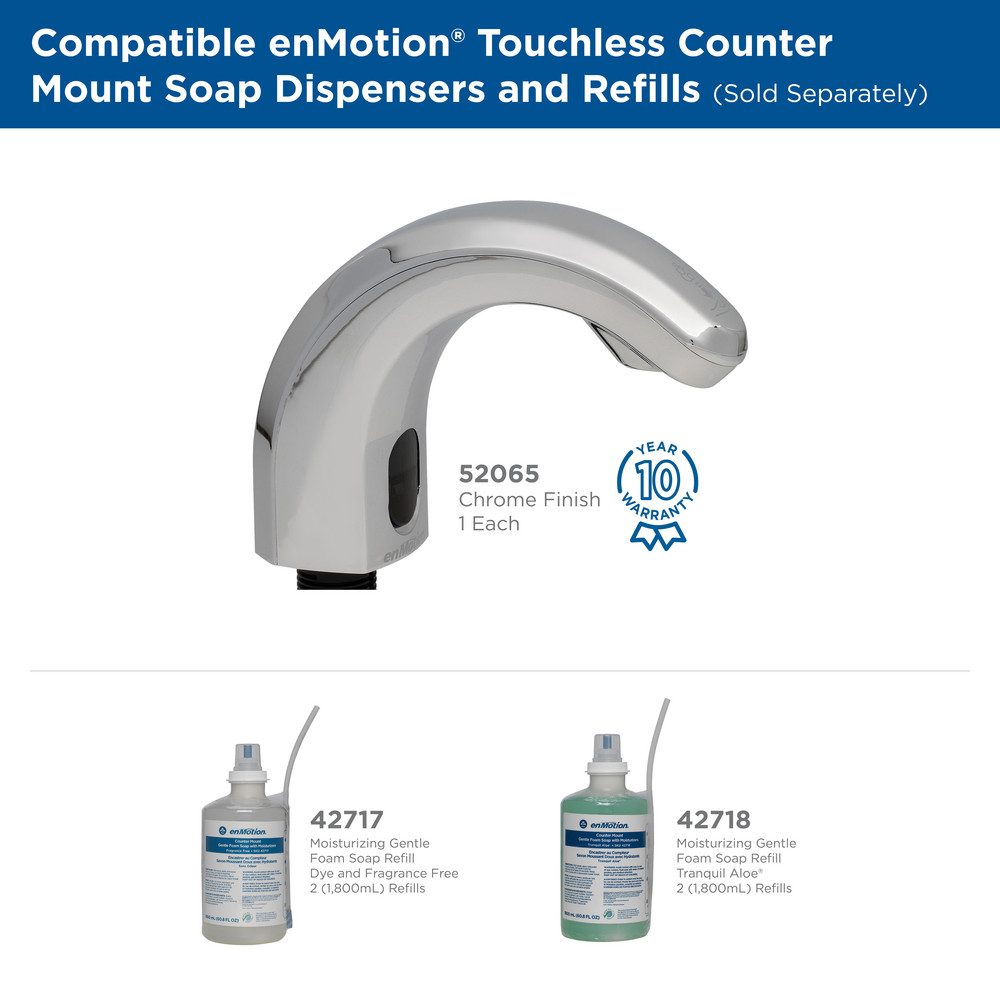 Georgia Pacific Enmotion Counter Mount Soap Dispenser Refills, Dye And Fragrance Free - 42717