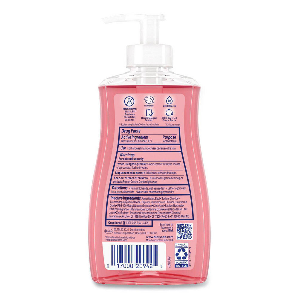 Dial Antibacterial Liquid Hand Soap, Pomegranate Tangerine Scent, 11 oz, 12/Carton - DIA20943