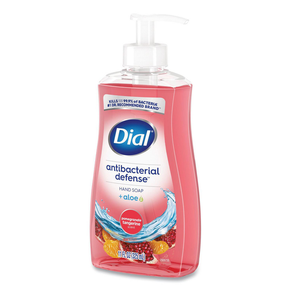 Dial Antibacterial Liquid Hand Soap, Pomegranate Tangerine Scent, 11 oz, 12/Carton - DIA20943