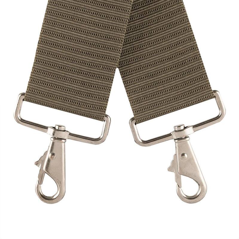 BUCKET BOSS 2-Bag Hybrid Suspension Rig Work Tool Belt with Suspenders in Green - 55505-GR