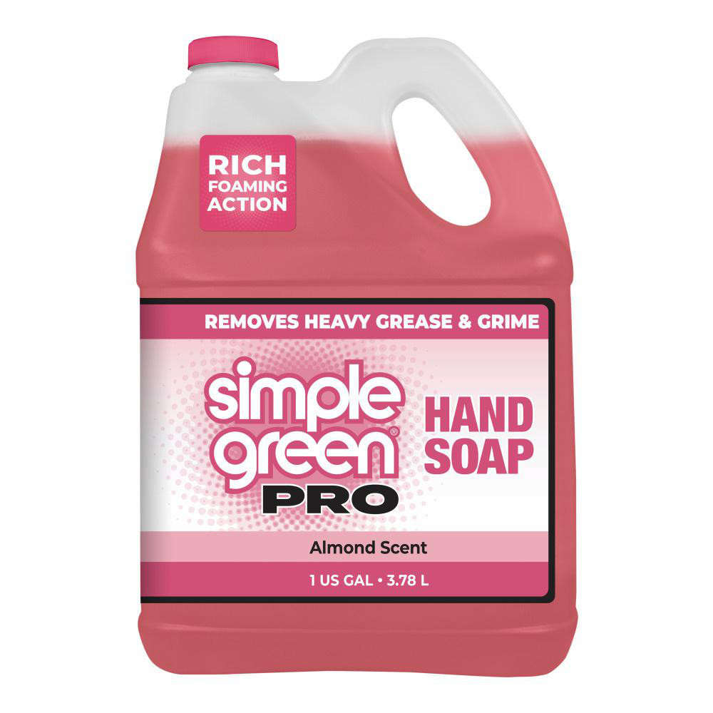 Simple Green® Hand Cleaners & Soaps: Soap, Almond, Bottle, 1 gal - 4110100402128