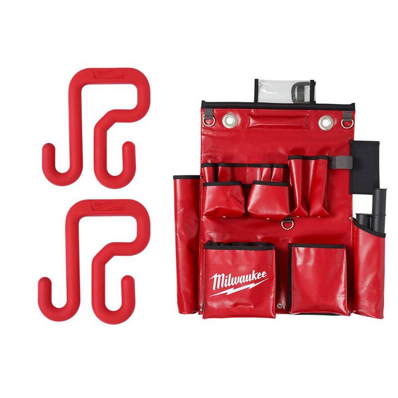 Milwaukee Lineman's Compact Aerial Tool Apron with 3 in. Bucket Hooks - 48-22-8293-48-22-8291