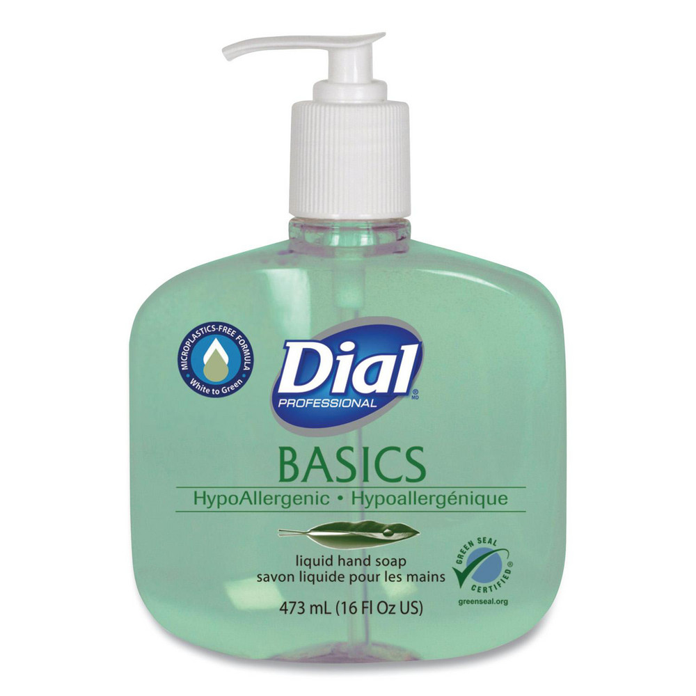 Dial Basics MP Free Liquid Hand Soap, Unscented, 16 oz, 12/Carton - DIA33815