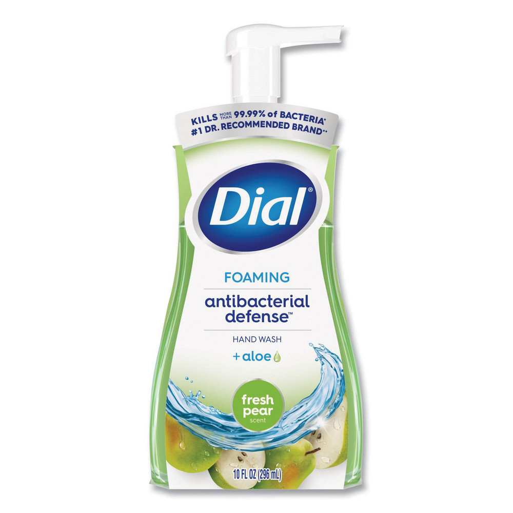 Dial Antibacterial Foaming Hand Wash, Fresh Pear Scent, 10 oz, 8/Carton - DIA34721