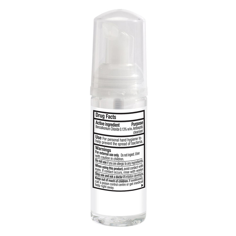 Kleenex Foam Hand Sanitizer, 1.5 oz. Pump Bottles, Clear, Unscented - 34136