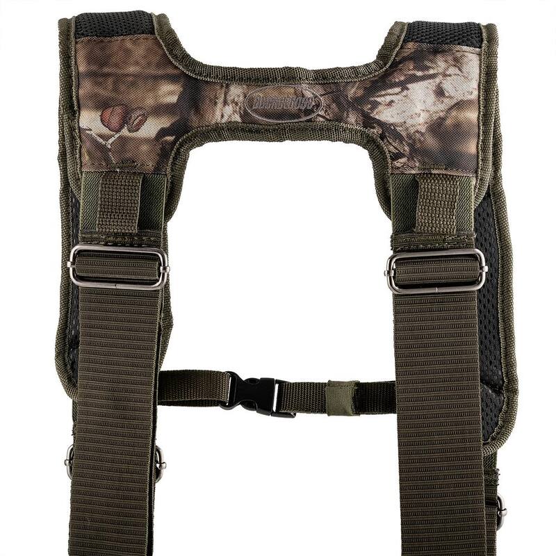 BUCKET BOSS Mossy Oak Camo Adjustable Tool Belt with Suspenders - 85035