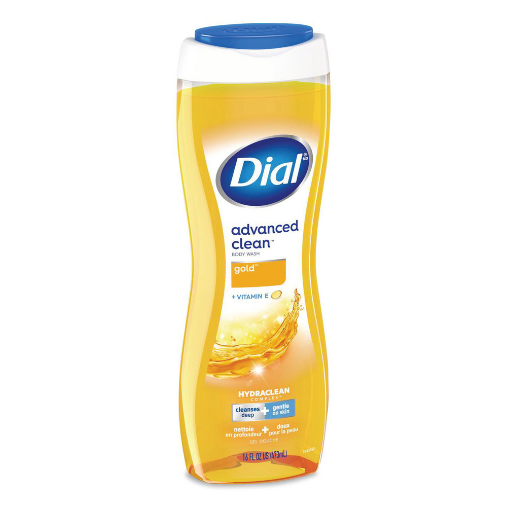 Dial Body Wash Advanced Clean Gold, Original Gold, 16 oz, 6/Carton - DIA09119