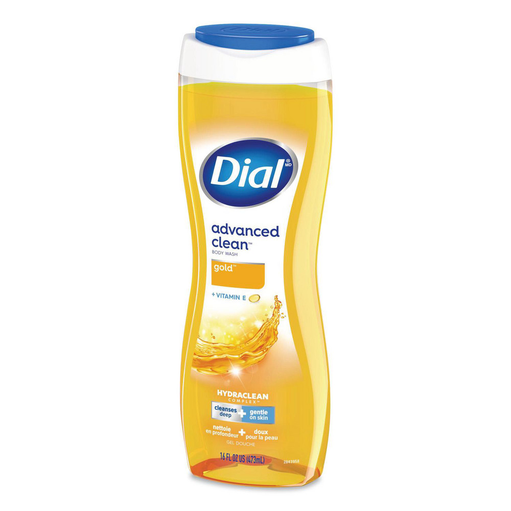 Dial Body Wash Advanced Clean Gold, Original Gold, 16 oz, 6/Carton - DIA09119