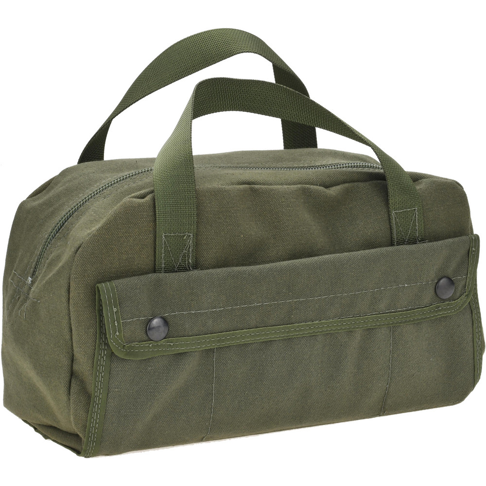 Made in USA 11.5X7X5.25 OLIVE DRAB COTTON TOOL BAG - 5140003294306