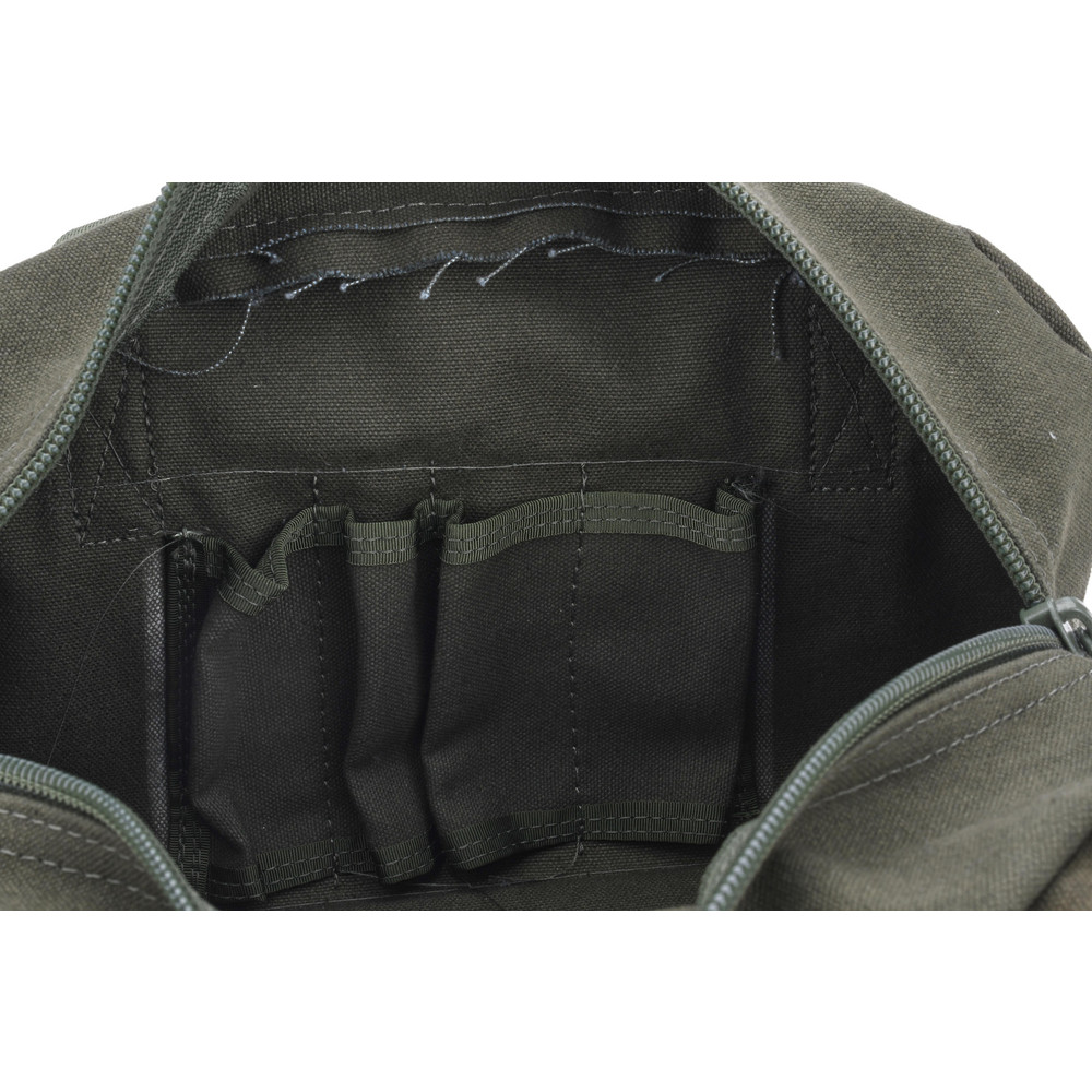 Made in USA 11.5X7X5.25 OLIVE DRAB COTTON TOOL BAG - 5140003294306