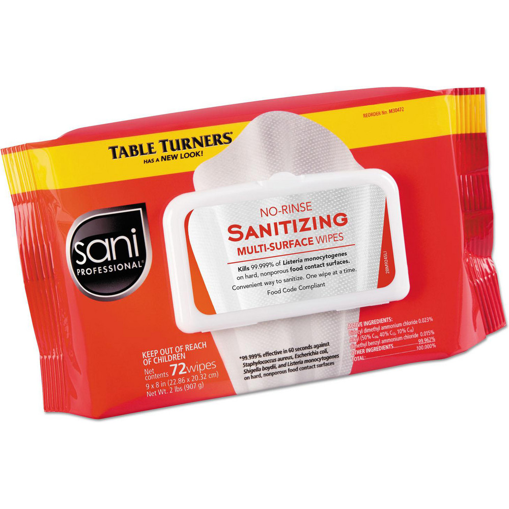 Sani Professional Sani Professional   Cleaning Wipes: Pre-Moistened, 72 Ct - NICM30472