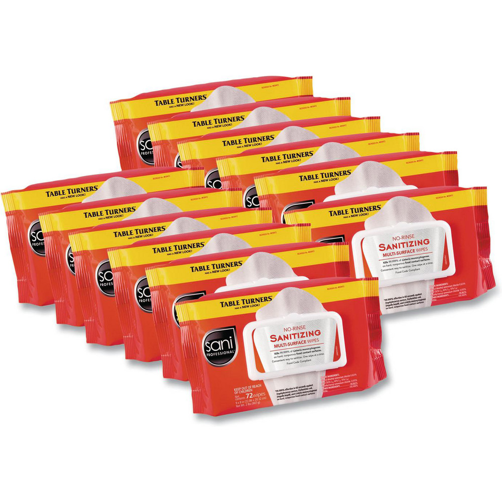 Sani Professional Sani Professional   Cleaning Wipes: Pre-Moistened, 72 Ct - NICM30472
