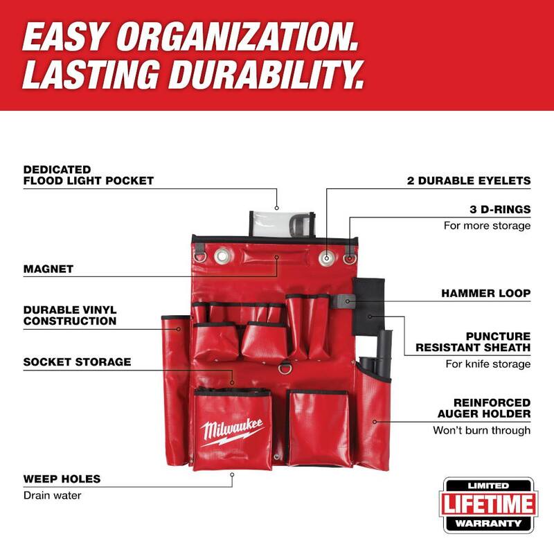 Milwaukee Lineman's Compact Aerial Tool Apron - 48-22-8291
