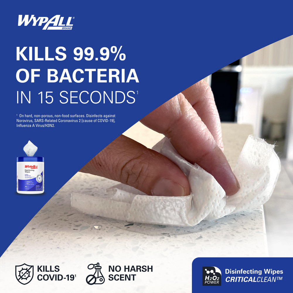 WypAll WypAll   Disinfecting Wipes: Pre-Moistened, 185 Ct - 54481