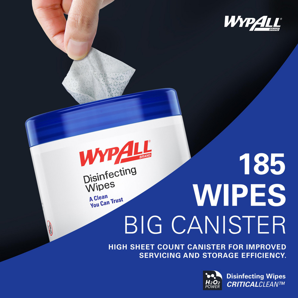 WypAll WypAll   Disinfecting Wipes: Pre-Moistened, 185 Ct - 54481