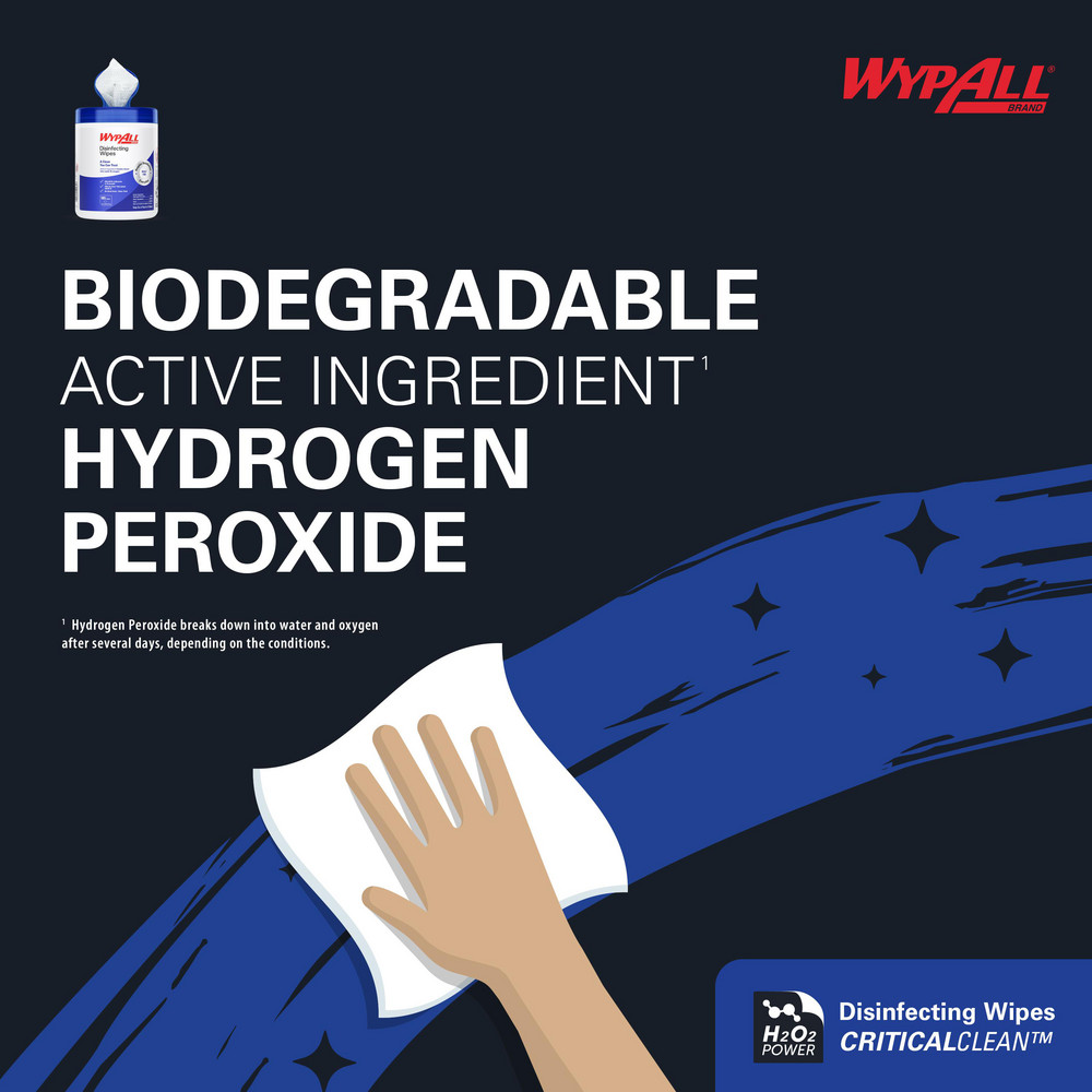 WypAll WypAll   Disinfecting Wipes: Pre-Moistened, 185 Ct - 54481