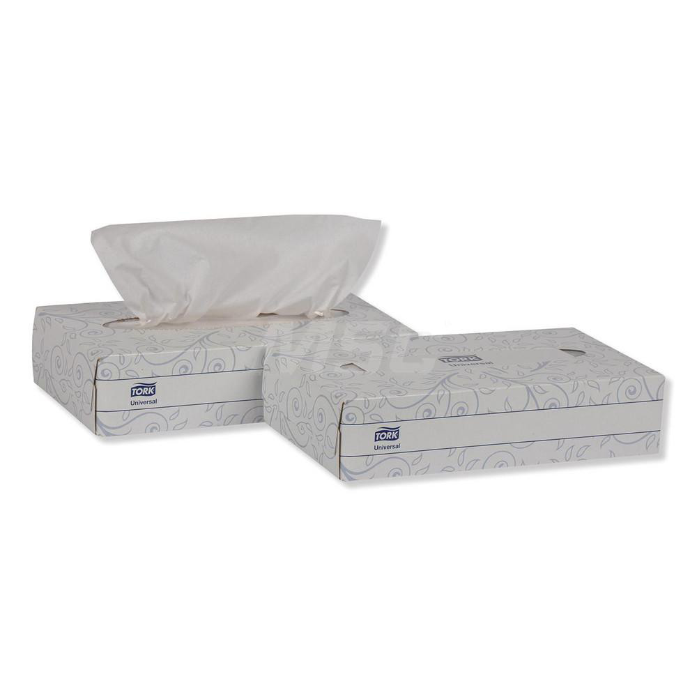 Tork Facial Tissue: Flat Box, Yes, 100, White - TRKTF6710A