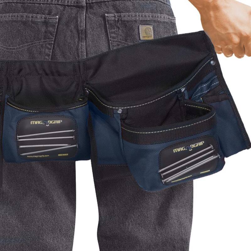 MagnoGrip 12-Pocket Magnetic Carpenter's Tool Belt - 002-382