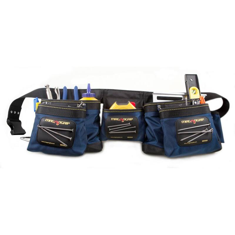 MagnoGrip 12-Pocket Magnetic Carpenter's Tool Belt - 002-382