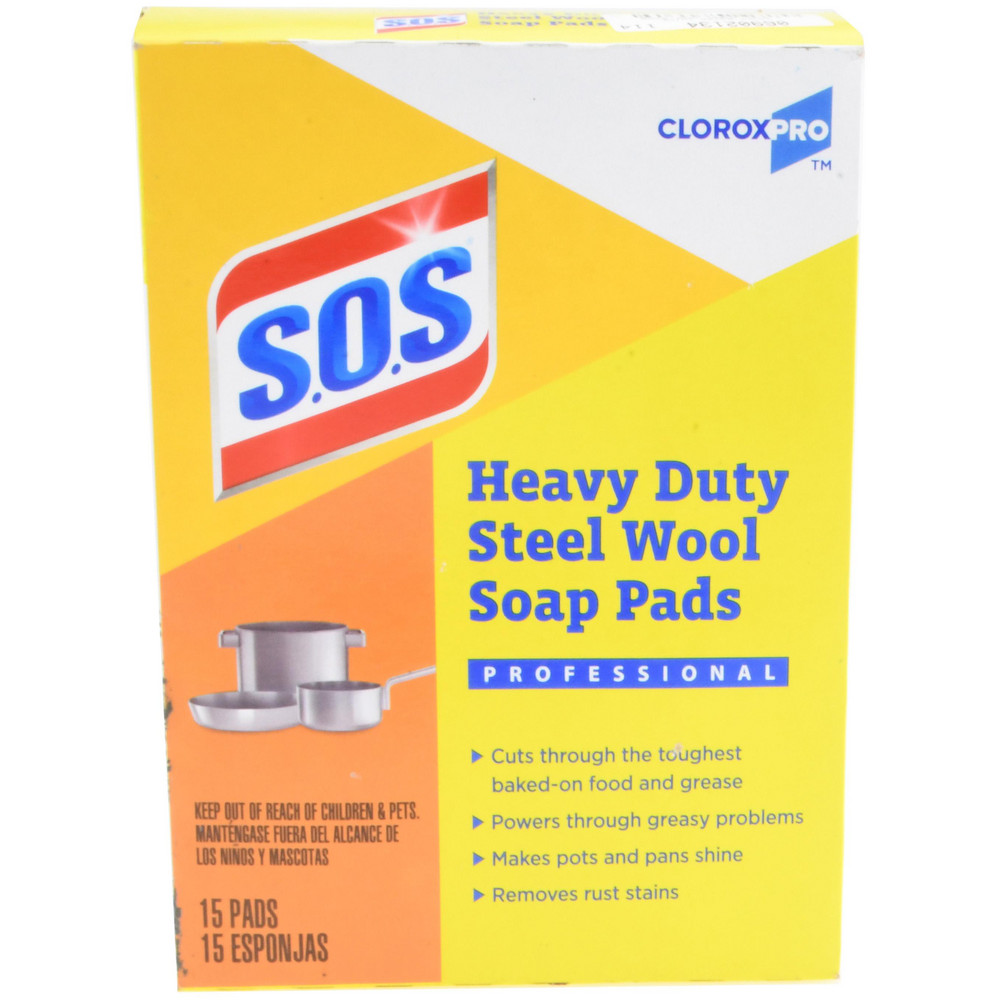 Value Collection 15 Qty 1 Pack Steel Wool Scouring Soap Pad - 88320/06901995