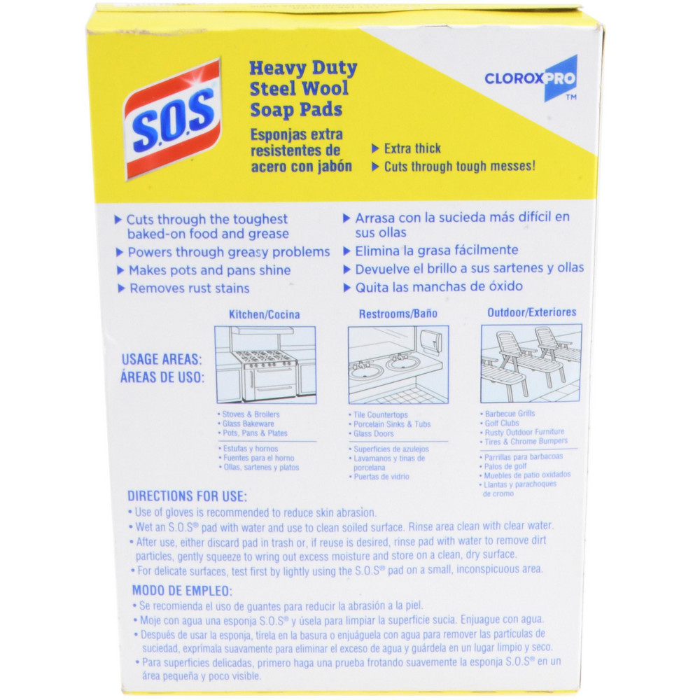 Value Collection 15 Qty 1 Pack Steel Wool Scouring Soap Pad - 88320/06901995