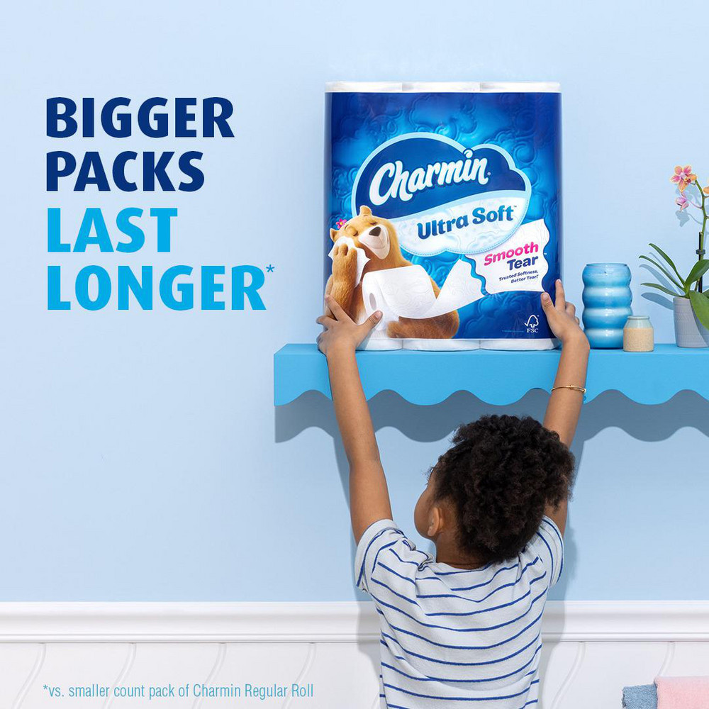 Charmin Charmin Ultra Soft Toilet Paper, Mega Roll, 18 Count - PGC08797