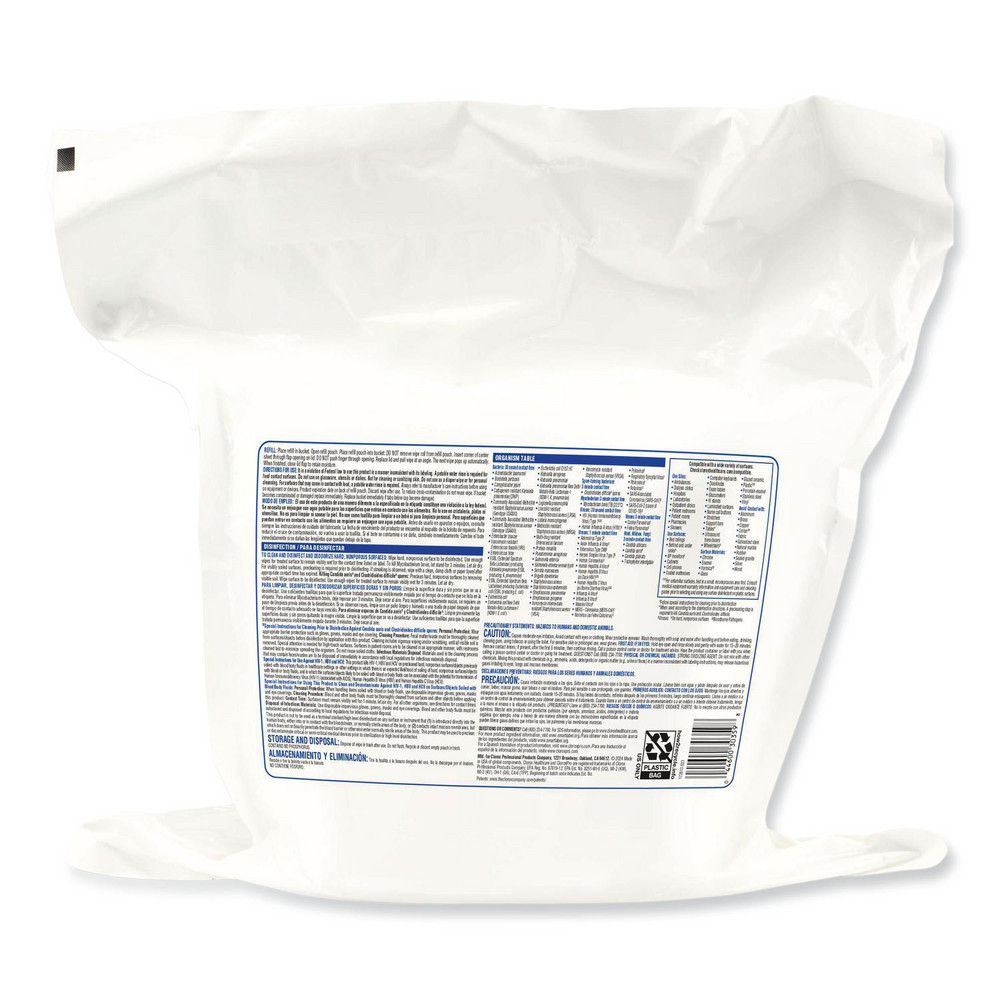 Clorox Healthcare Clorox Healthcare   Disinfecting Wipes: Pre-Moistened, 110 Ct - CLO30359CT