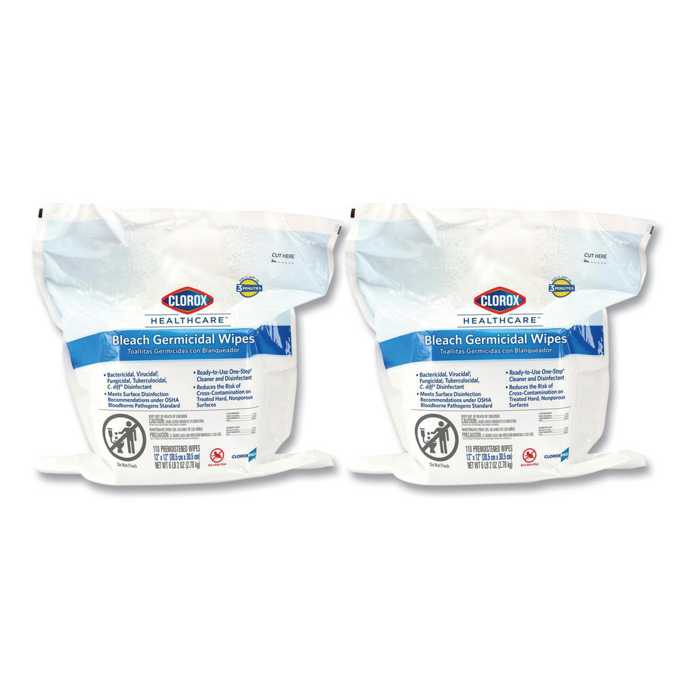 Clorox Healthcare Clorox Healthcare   Disinfecting Wipes: Pre-Moistened, 110 Ct - CLO30359CT