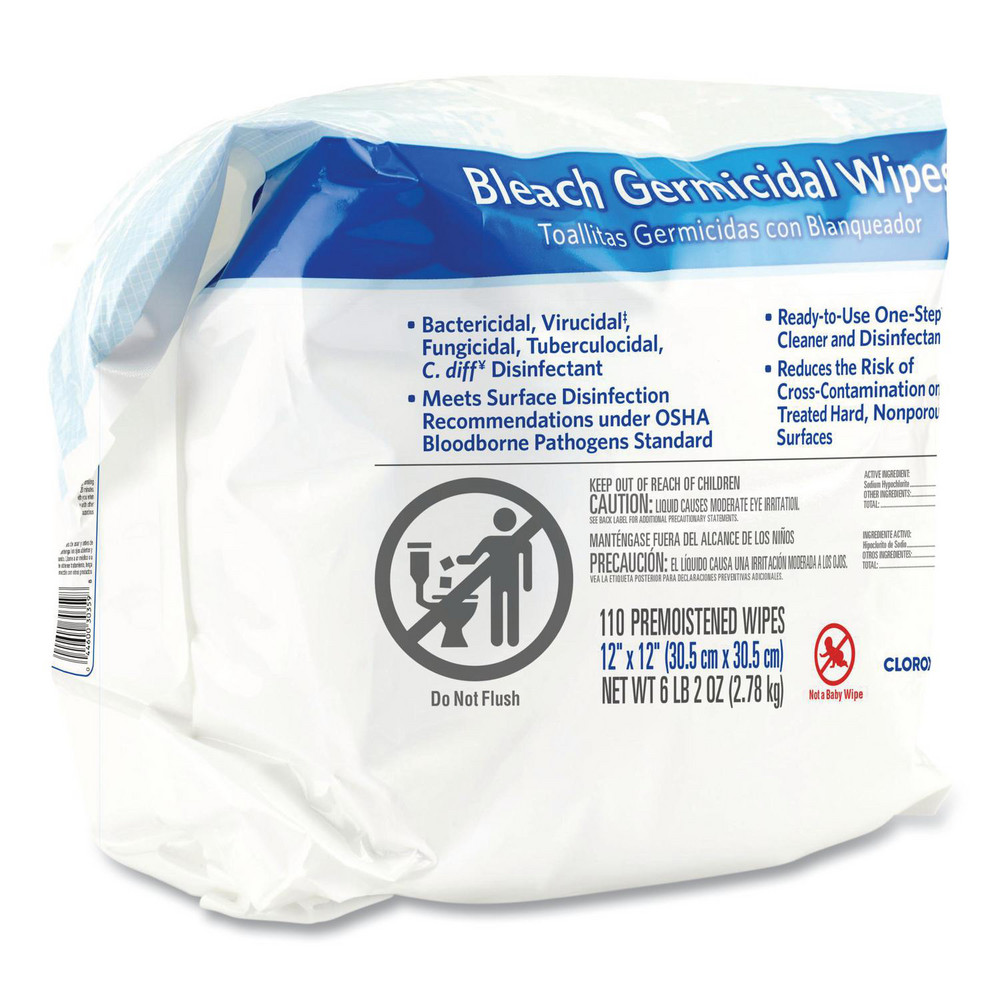 Clorox Healthcare Clorox Healthcare   Disinfecting Wipes: Pre-Moistened, 110 Ct - CLO30359CT