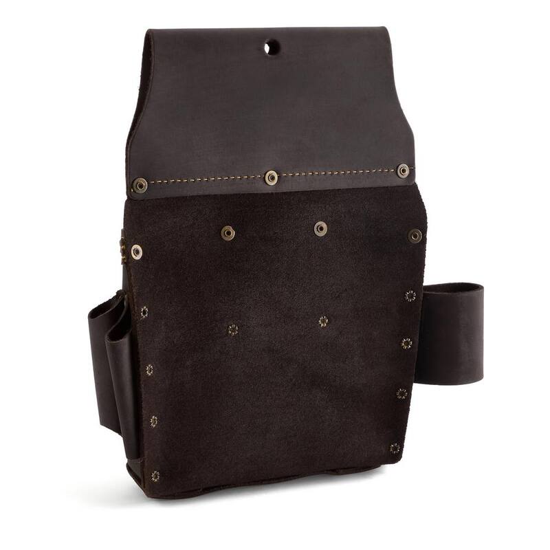 OX TOOLS Pro Electrician's Oil Tanned Leather Tool Pouch - OX-P263402