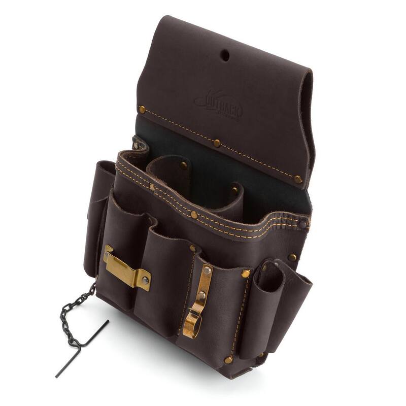 OX TOOLS Pro Electrician's Oil Tanned Leather Tool Pouch - OX-P263402