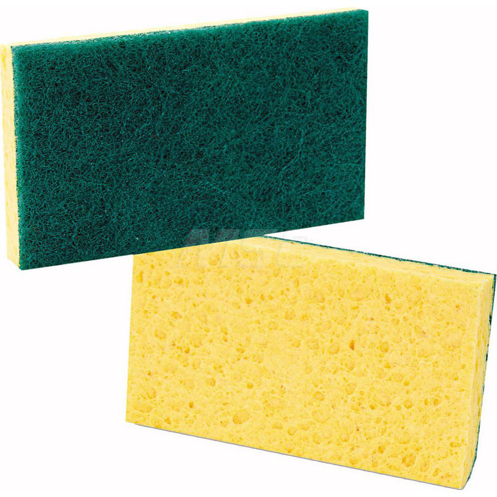 Boardwalk Sponges & Scouring Pads: Pad Type: Scouring Sponge; Scour Type: Clean; Material: Mineral, Resin, Cellulose; Thickness (Inch): 3/4 - BWK174