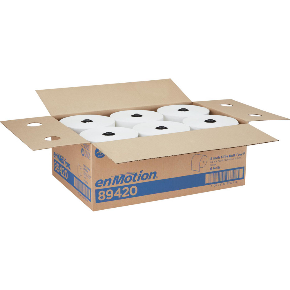 Georgia Pacific Enmotion 8" Paper Towel Rolls, White - 89420