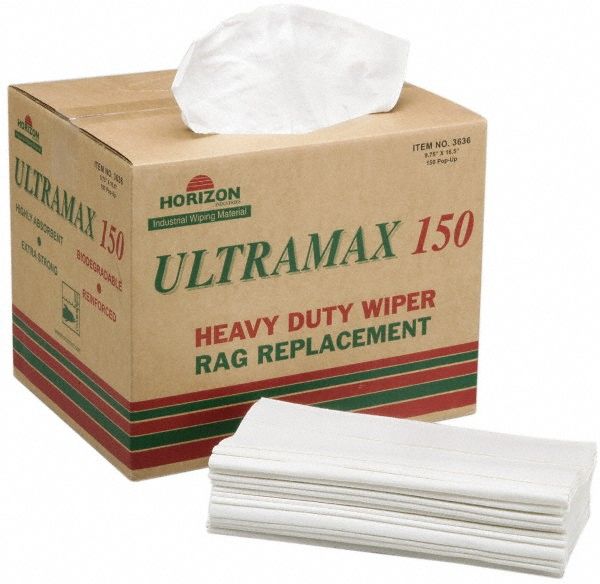 AbilityOne Paper Towels: 1 Ply, White - 7920015703636