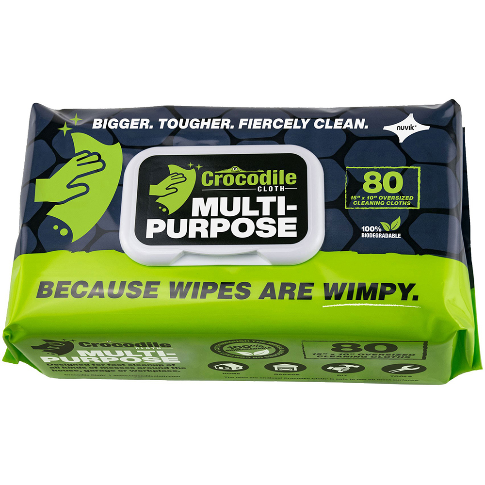 Crocodile Cloth Crocodile Cloth   Cleaning Wipes: Pre-Moistened, 100 Ct - 6920