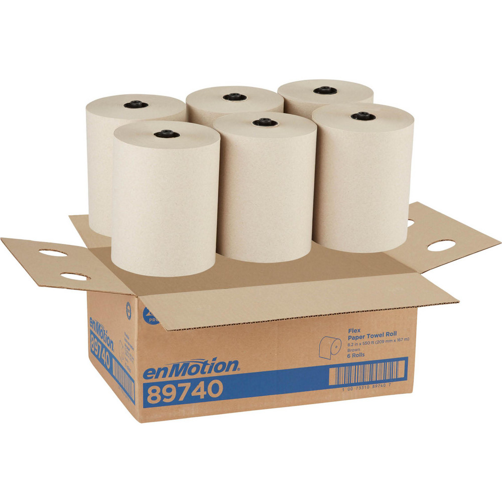 Georgia Pacific Enmotion Flex Recycled Paper Towel Rolls, Brown - 89740