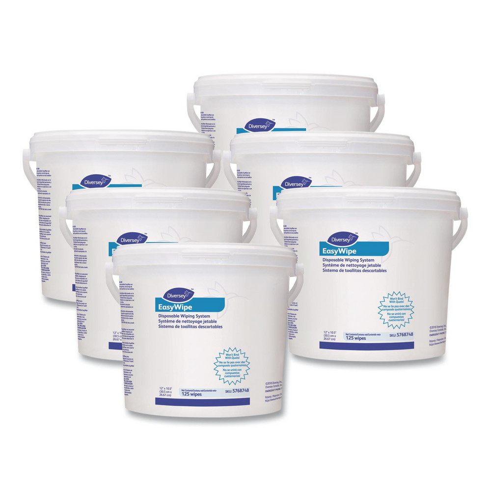 Diversey Diversey Wipes: Pre-Moistened, 125 Ct - DVO5768748