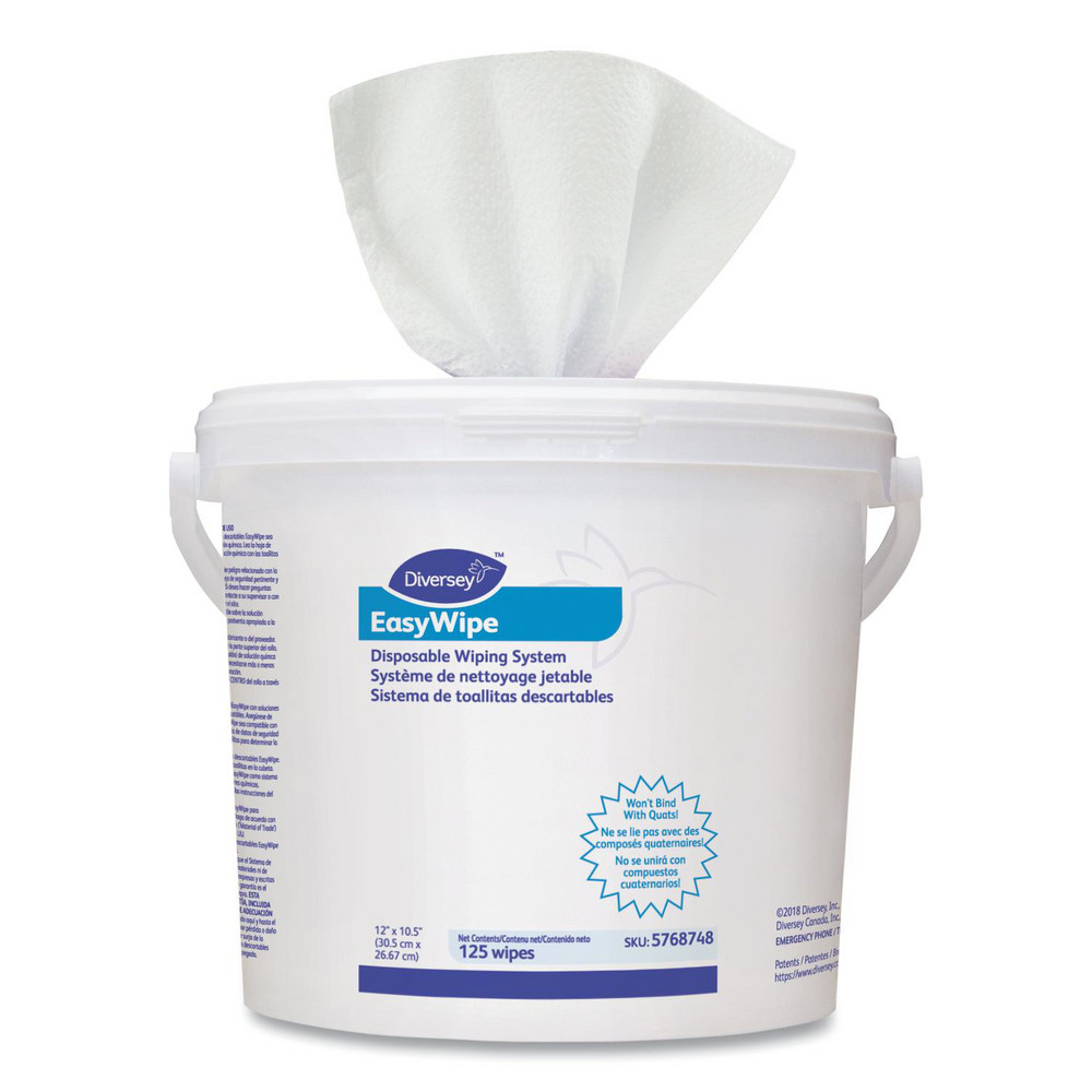 Diversey Diversey Wipes: Pre-Moistened, 125 Ct - DVO5768748